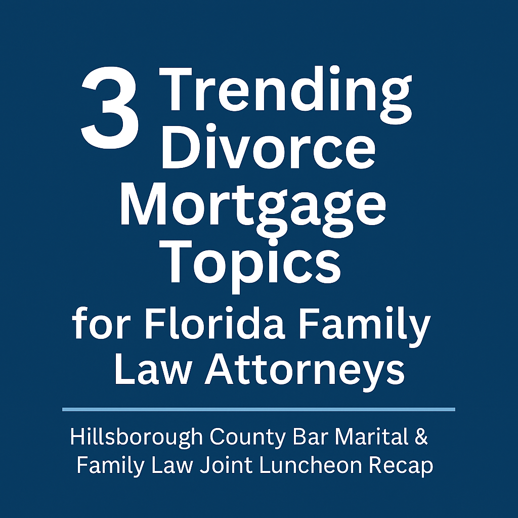 Florida Divorce Mortgage